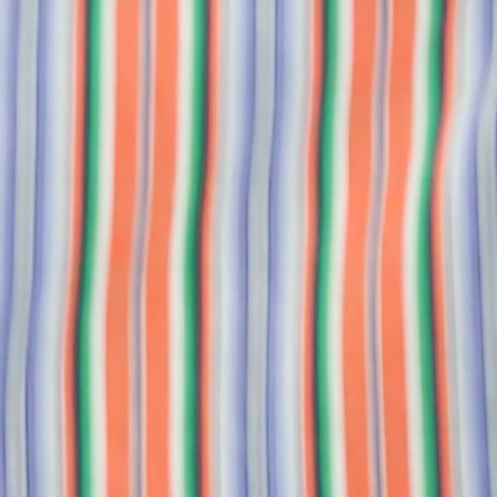 Polo Ralph Lauren Classic Fit Button‎ Down Shirt Men's 4XLT Orange Blue Stripe